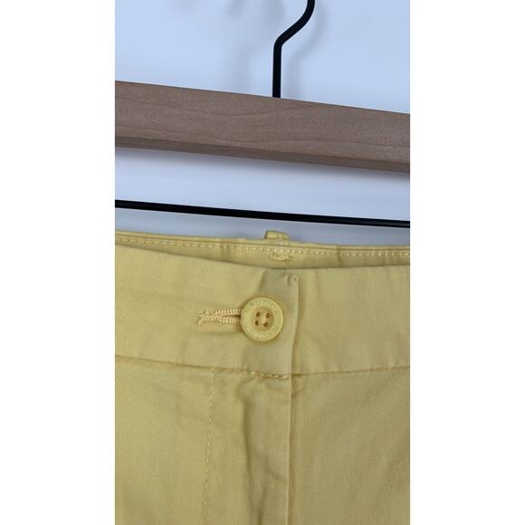 Nautica Womens Yellow Sundial Stretch Twill Slash Pocket Shorts Size 16 NWT - Picture 6 of 10